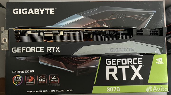 Видеокарта RTX 3070 Gigabyte