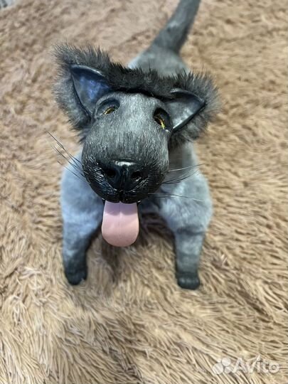 Игрушка в смешанной технике на каркасе