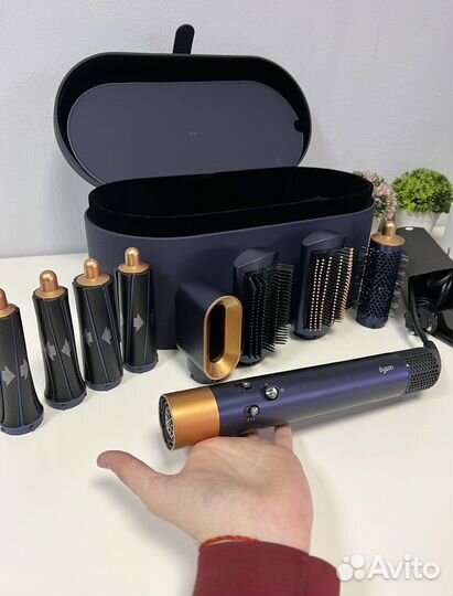 Стайлер dyson airwrap берлинская лазурь