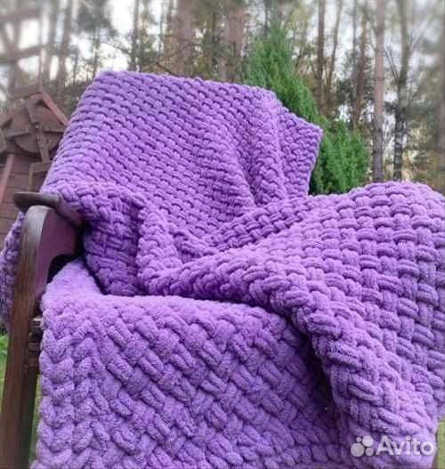 Плед ручной работы