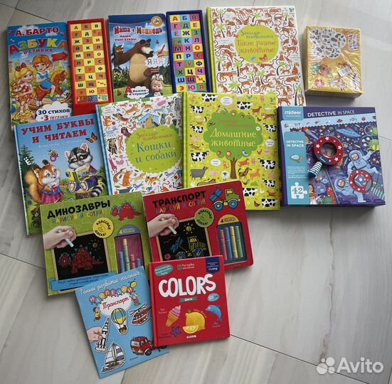 Книги развивающие интерактивные комплектом