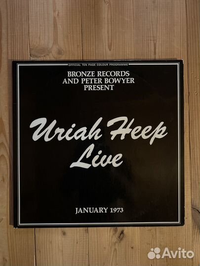 Uriah Heep - live 2 LP виниловая пластинка