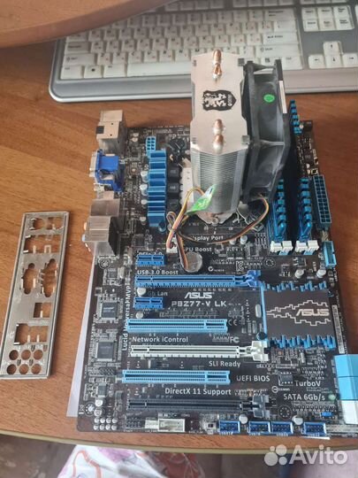 Intel core i5 3550+мать, кулер и 8gb(4+4)