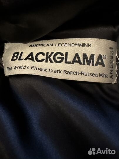 Шуба норковая blackglama 44