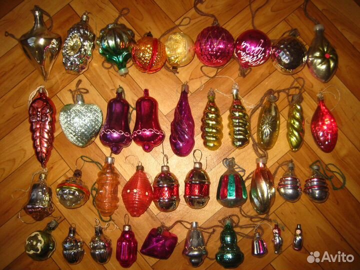 Елочные игрушки СССР