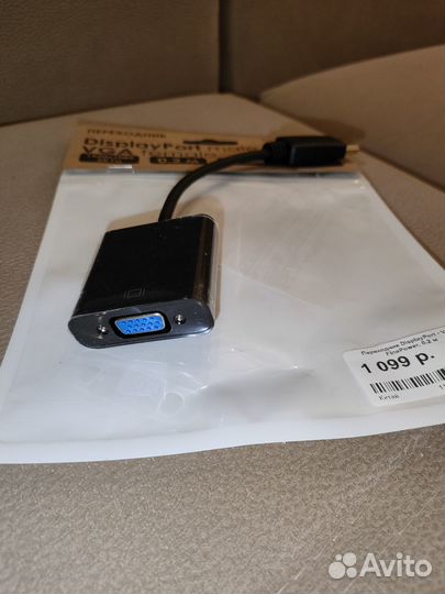 Переходник FinePower DisplayPort – VGA, 0.2 м