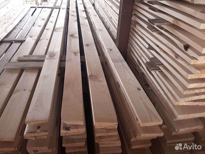 Доска строганная 25х100х6000 сухой сосна