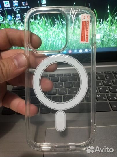 Чехол прозрачный iPhone 14 Pro с Magsafe