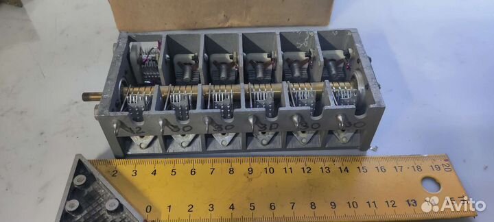 Конденсатор переменной ёмкости 6-ти секционный