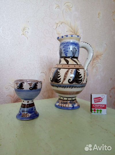 Кувшин СССР. Пара. Кружки 'Слава победителю