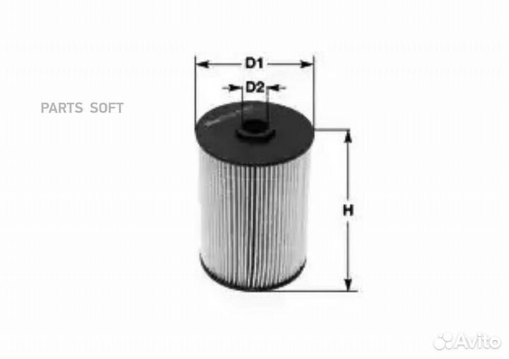 Clean filters MG1617 Фильтр топл