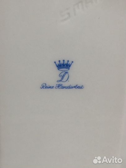 Фарфоровые часы. Высота-45 см. Германия