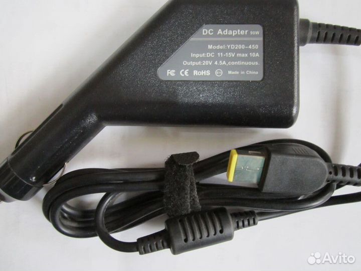 Автомобильные зарядки для ноутбуков