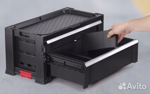 Блок из 2 отсеков ящик для инструментов 2 Drawer