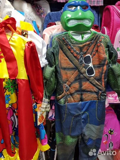 Костюм черепашки Нинзя. Размер S, М,L
