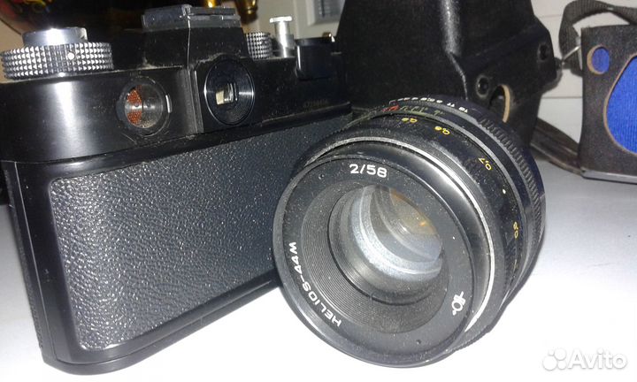 Пленочный фотоаппарат зенит 12хр + helios