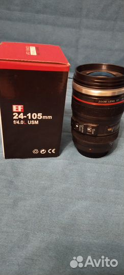 Кружка-объектив Canon EF 24-105mm f/4.0L USM