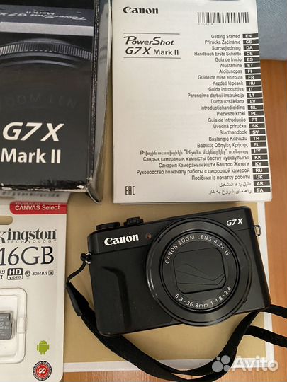 Фотоаппарат canon G7 X mark ii