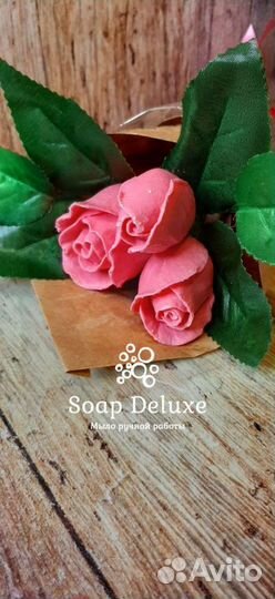 Букеты роз из мыла ручной работы