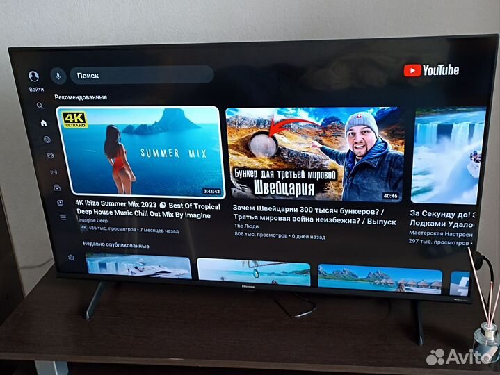 Телевизор hisense 43,qled4k