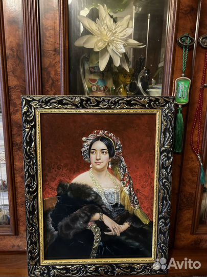 Картина антиквариат Старинная