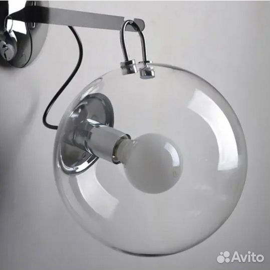 Бра шар стекло