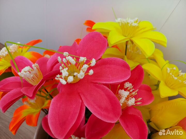 Искусственные цветы, разные, отличное качество