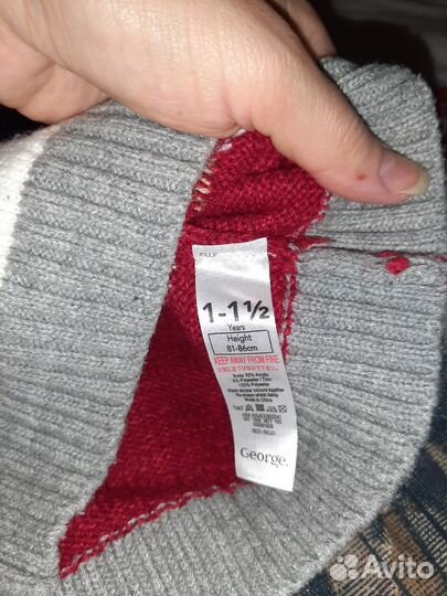 Новогодний свитер на малыша George