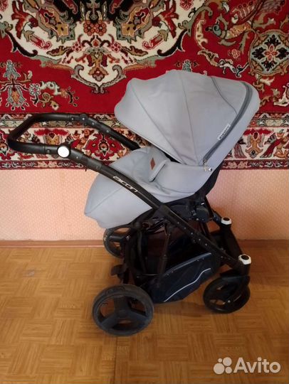 Коляска 2 в 1 эко кожа