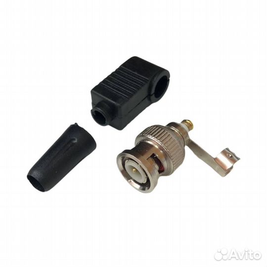 1 шт Разъём BNC угловой под кабель для камер