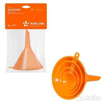 Воронки комплект 4 шт. (50 мм, 75 мм, 95 мм, 115 м