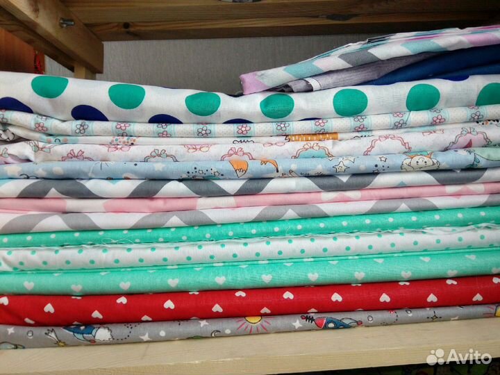 Остатки бязи, поплина, ширина 150см