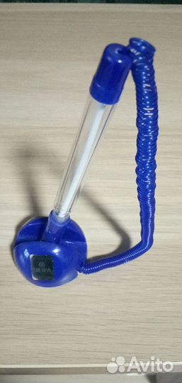 Шариковая ручка на подставке/липучка/шнур-пружина