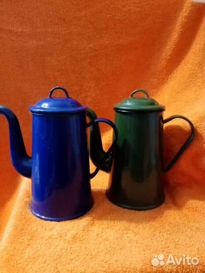 Кофейник эмалированный СССР
