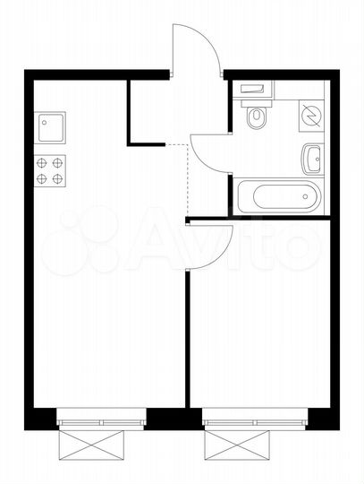 1-к. квартира, 32 м², 11/11 эт.