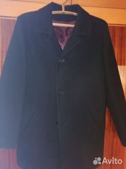 Пальто мужское с кепкой