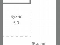 Квартира-студия, 29,9 м², 11/15 эт.