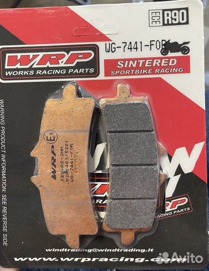 Тормозные колодки WRP WG-7441-F0R