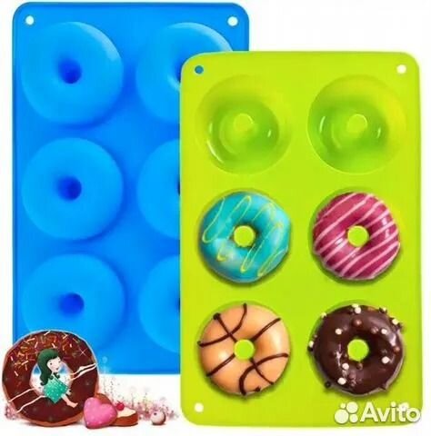 Форма для пончиков силиконовая