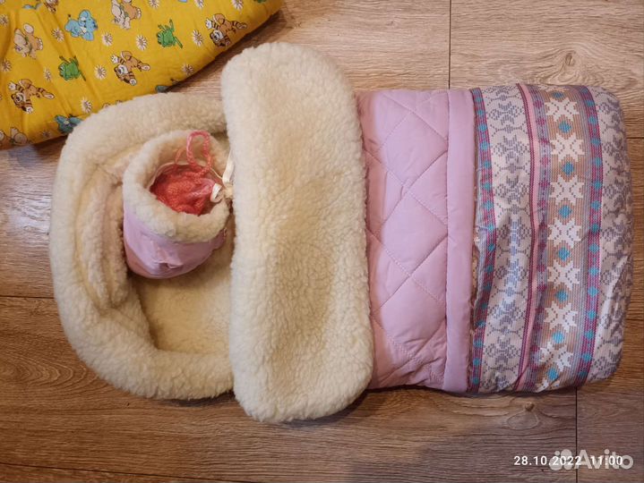 Конверт для новорождённых зима