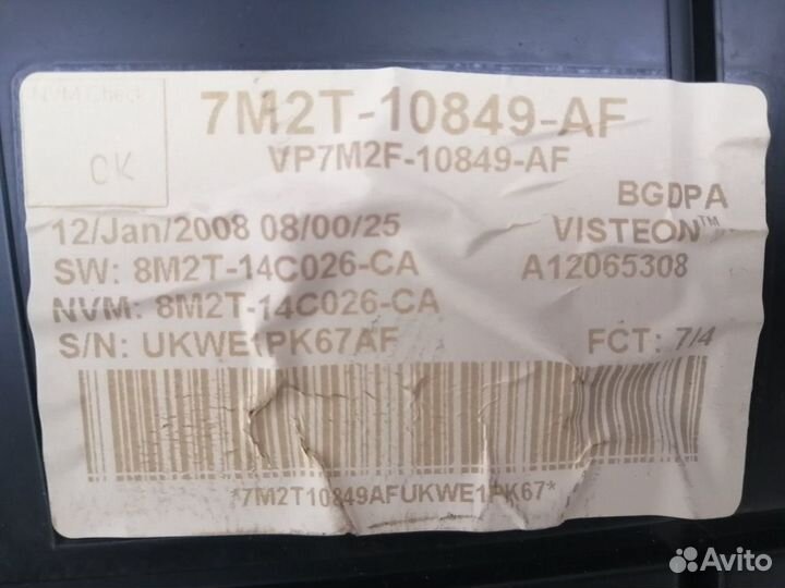 Щиток Панель Приборов Форд Мондео 4 7M2T10849AF