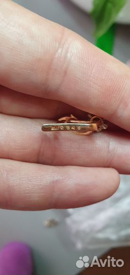 Серьги тюльпаны 583 с бриллиантами СССР