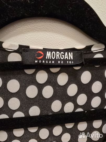 Платье в крупный горох