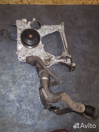 Водяной насос с трубками mersedes benz A651