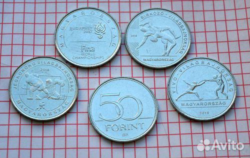 Монеты на спортивную тематику