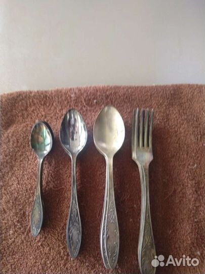 Столовые приборы мельхиор СССР