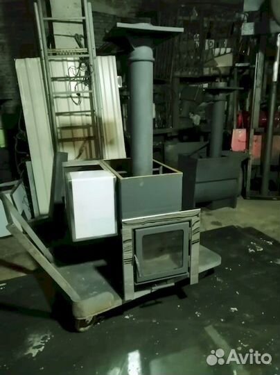 Банная печь Премьера со стеклянной дверкой 60 см т