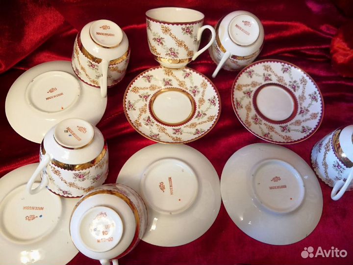 Костяной фарфор лфз сахарница марганец сервиз Риг