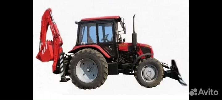 Услуги трактора экскаватора