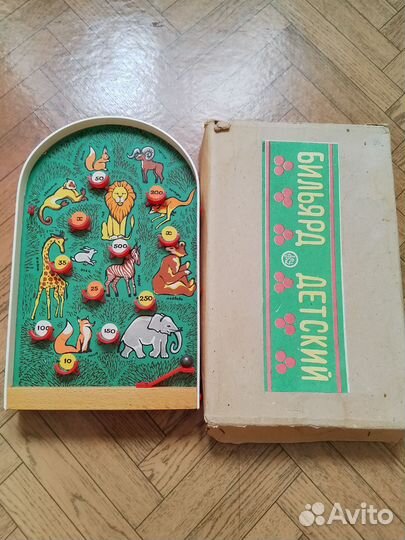 Двусторонний настольный бильярд СССР